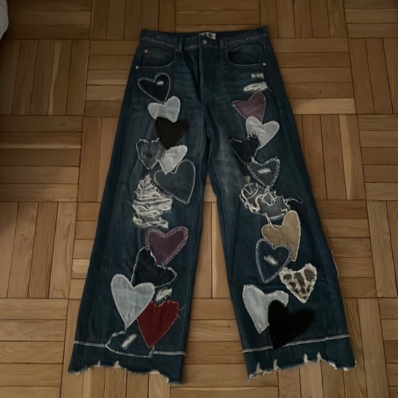 Free People Piece of My Heart Jeans - Picture 5 of 7